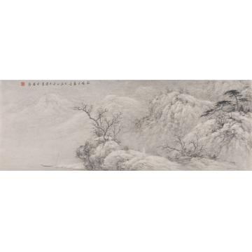 任大庆国画山水寂掩天籁音字画之家