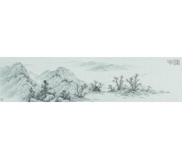 任大庆国画山水逸兴自长来字画之家