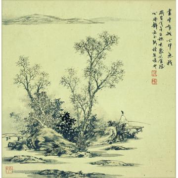 任大庆国画山水画中有我字画之家