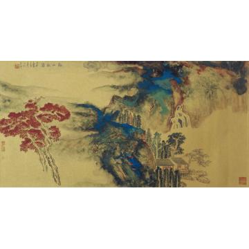 陈强国画山水溪山秋霁字画之家