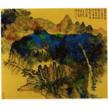 陈强国画山水山居意更幽字画之家