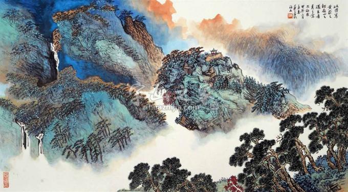 国画家陈强字画之家