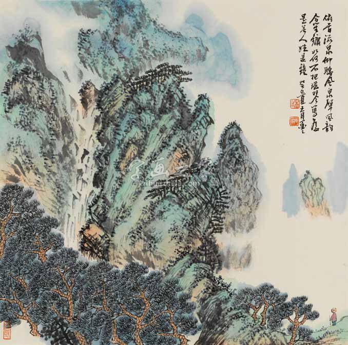 国画家陈强字画之家