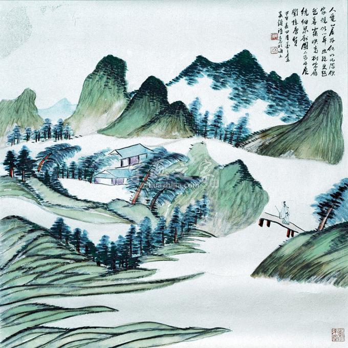 国画家陈强字画之家