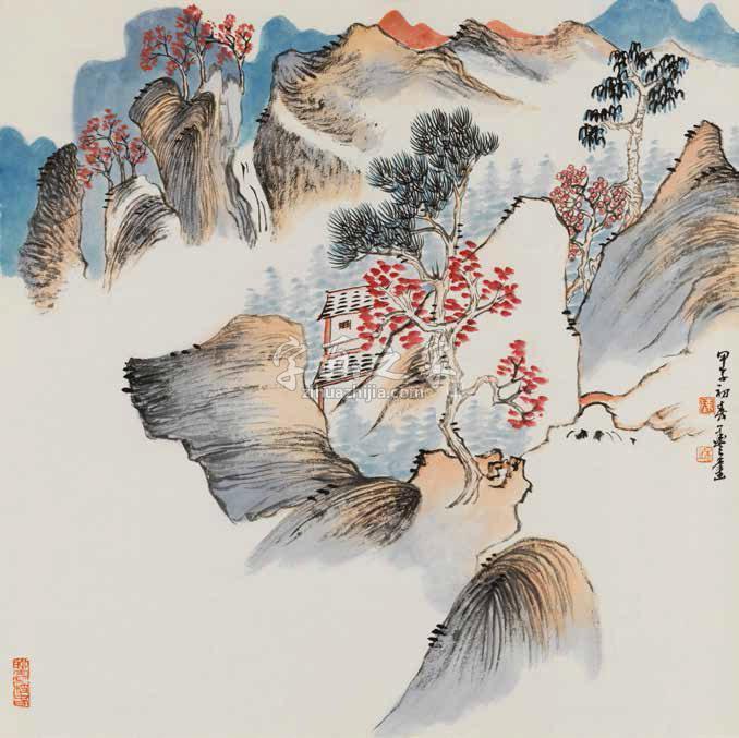 国画家陈强字画之家