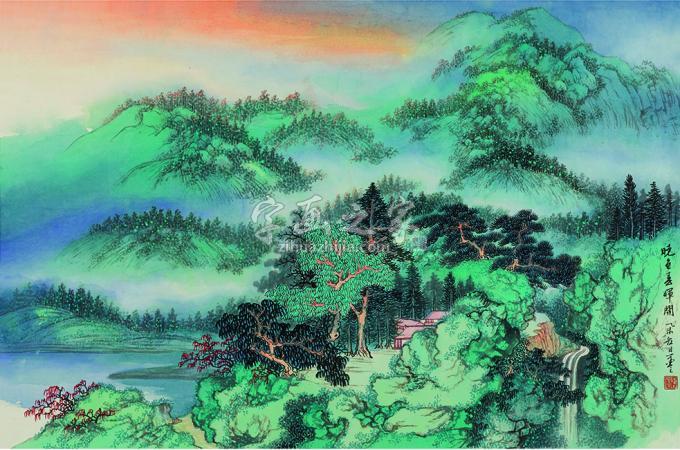 国画家陈强字画之家