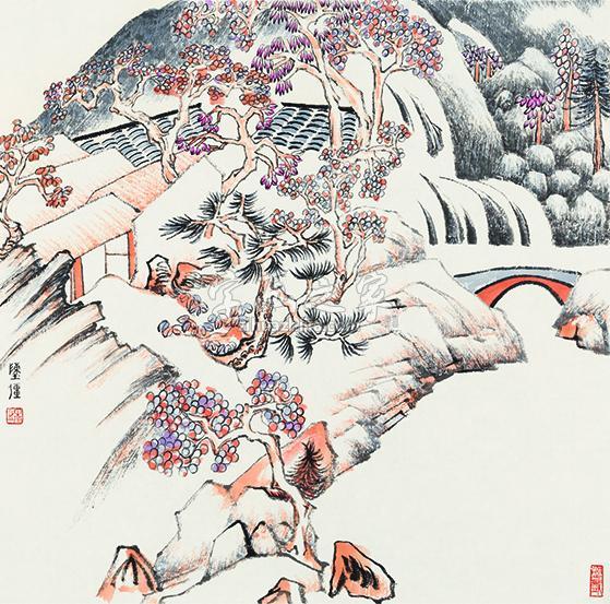 国画家陈强字画之家