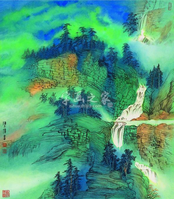 国画家陈强字画之家