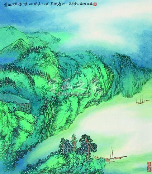 国画家陈强字画之家