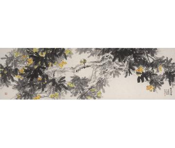 何百明国画花鸟丰收时节字画之家