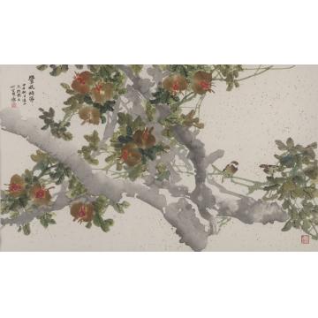 何百明国画花鸟丰收时节字画之家