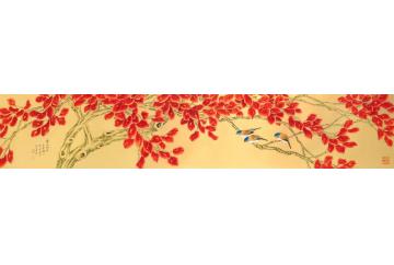 何百明国画花鸟春山风韵字画之家