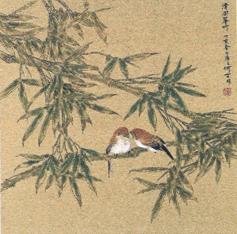 何百明国画花鸟清风翠竹字画之家