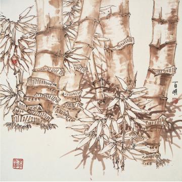何百明国画花鸟秋园 Autumn Garden字画之家