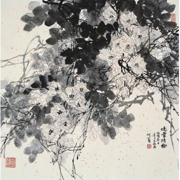 何百明国画花鸟凌云清趣 Clouds Charm字画之家