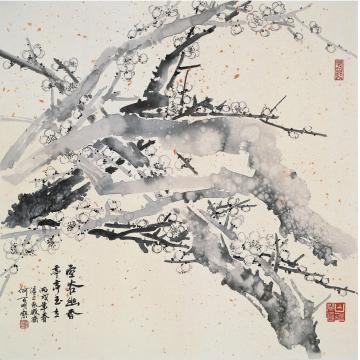 何百明国画花鸟空谷幽香 Fragrant in Empty Valley字画之家