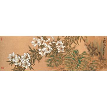 何百明国画花鸟春风又绿江南岸 Spring Wind Greens the Shores South of the字画之家