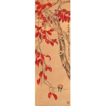 何百明国画花鸟情寄金秋 Thoughts in Golden Autumn字画之家