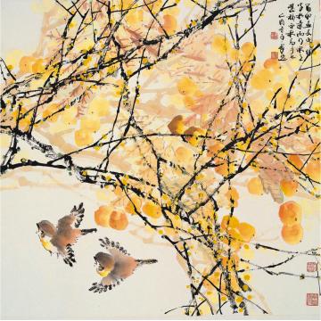 何百明国画花鸟咏秋 Odes to Autumn字画之家
