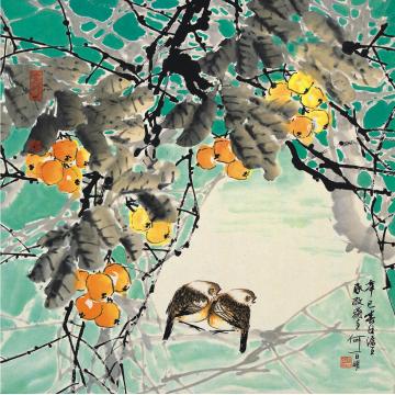 何百明国画花鸟田野 Expanses of Farmland字画之家