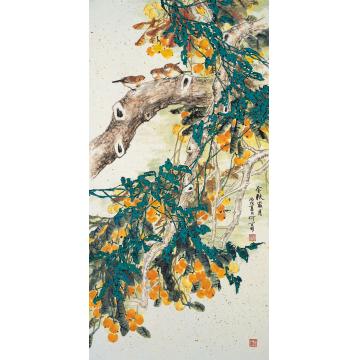何百明国画花鸟金秋岁月 Golden Autumn Days字画之家