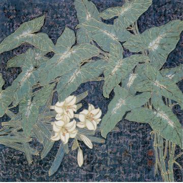 何百明国画花鸟绿潭清香 Fragrance in the Green Pond字画之家