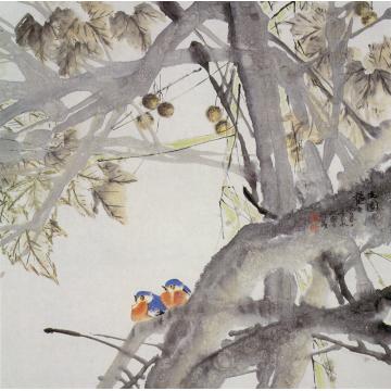何百明国画花鸟秋光 Autumn Scenery字画之家
