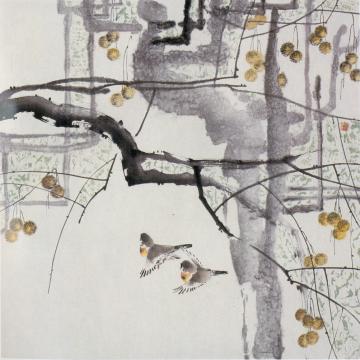 何百明国画花鸟秋韵 Rhythm of Autumn字画之家