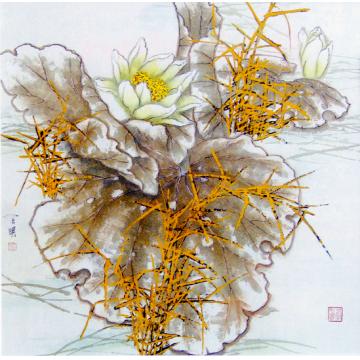 何百明国画花鸟夏日字画之家