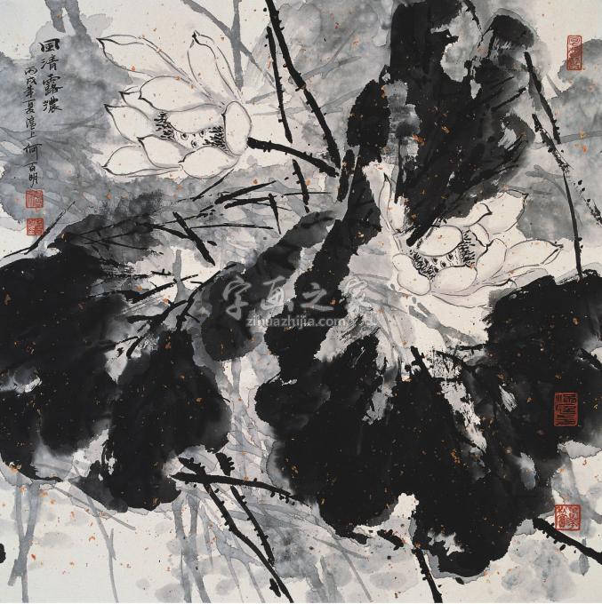 国画家何百明字画之家