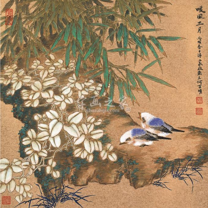 国画家何百明字画之家
