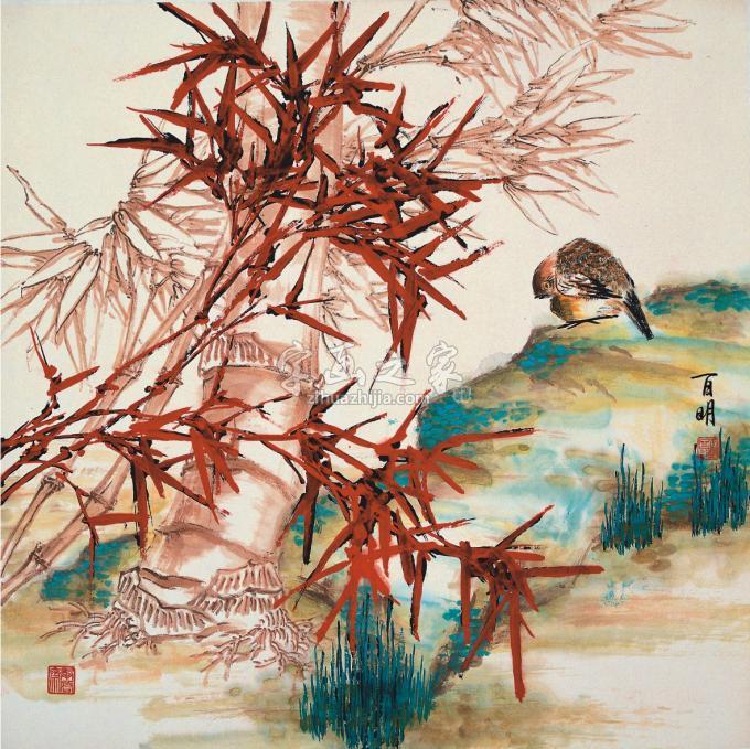 国画家何百明字画之家