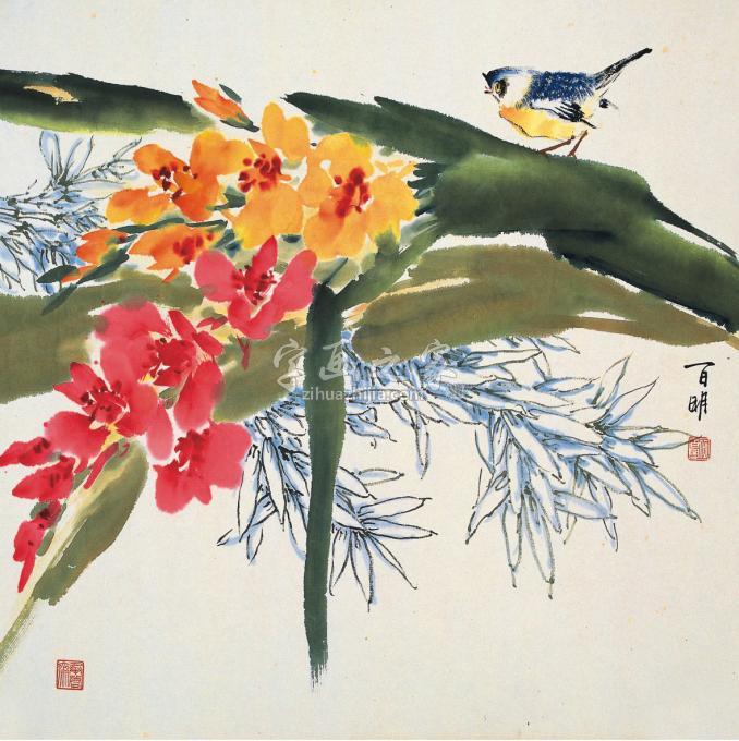 国画家何百明字画之家
