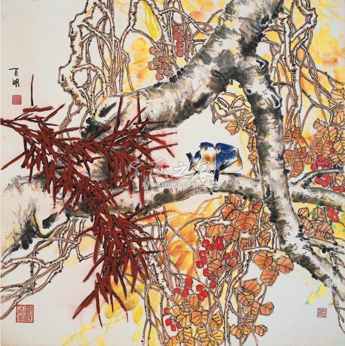 国画家何百明字画之家