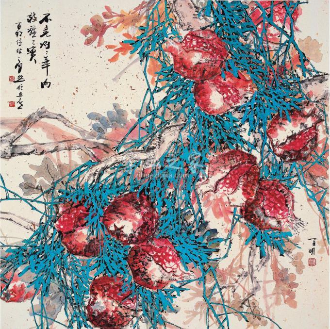 国画家何百明字画之家