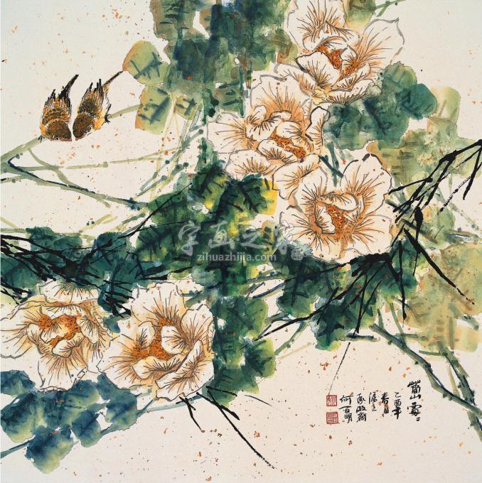 国画家何百明字画之家