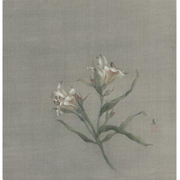 顾真真国画花鸟顾真真-后庭花字画之家
