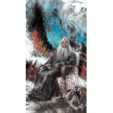刘少宁国画人物百年巨匠—张大千字画之家