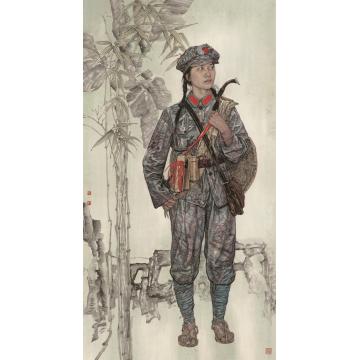 刘少宁国画人物如歌的青春字画之家