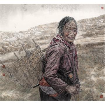 刘少宁国画人物晨风字画之家