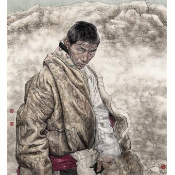 刘少宁国画人物回眸字画之家