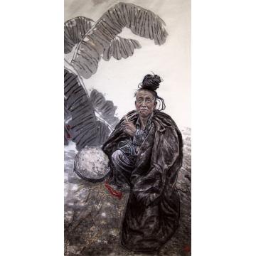 刘少宁国画人物岁月如歌字画之家