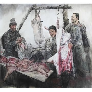 刘少宁国画人物腊月字画之家