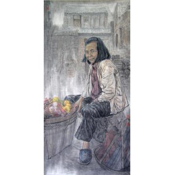 刘少宁国画人物黎明字画之家