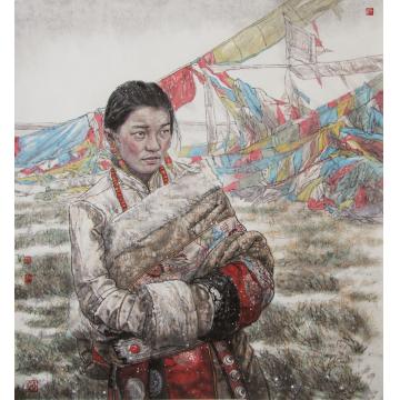 刘少宁国画人物小雪字画之家