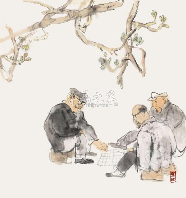 国画家卢沉字画之家