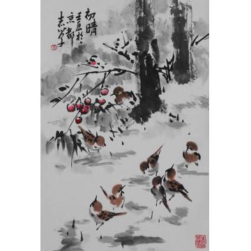 王志学国画花鸟初晴字画之家