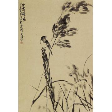 王志学国画花鸟独啸秋风字画之家
