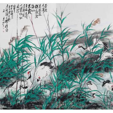 王志学国画花鸟莽原大泽字画之家