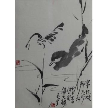 王志学国画花鸟忆故乡字画之家